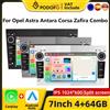 podofo Autoradio Android Podofo con CarPlay per Opel Astra Antara Corsa Zafira Combo, Sistema Intelligente per Auto 2din, Ricevitore GPS Stereo, WiFi, Sistema Intelligente per Cruscotto, Unità Principale