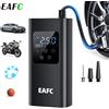 EAFC Compressore d'aria per auto EAFC 150PSI, gonfiatore per pneumatici senza fili, pompa d'aria elettrica portatile per auto, moto e palloni con illuminazione LED ricaricabile