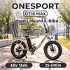 NONE Bicicletta Elettrica Pieghevole Onesport OT16 Max con Pneumatici Fat 20x4.0, Batteria 48V18Ah, Motore Brushless Posteriore e Cambio a 7 Velocità