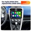 MEKEDE 2 Din Carplay per SUZUKI Splash Ritz OPEL Agila 2008-2014 Autoradio Multimediale GPS Sistema Audio Intelligente per Auto