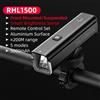 ROCKBROS Cycling Light 1500Lumen faro manubrio anteriore lampada per bici MTB Rode USB torcia ricaricabile luci per biciclette