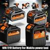 Makita Batteria di ricambio al litio da 21V con indicatore 20000-60000mAh per utensili elettrici Makita senza fili (trapano, sega)