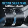 JINGYANGPV 2 Pannelli Solari Flessibili Monocristallini da 125W (Totale 250W) in PET, Modulo Fotovoltaico 12V Impermeabile per Camper, Roulotte, Campeggio, Capanno, Sistema di Alimentazione Off-Grid