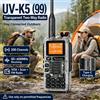 quansheng Ricetrasmettitore CB Quansheng UV-K5(99) 5W per banda aerea, ricaricabile tramite Type-C, UHF VHF DTMF FM Scrambler NOAA, radio bidirezionale