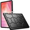 Poetic TurtleSkin - Custodia per Samsung Galaxy Tab S11 Ultra (2025 Release) da 14,6 pollici, con supporto per penna S, resistente, antiurto, per bambini, in silicone, colore: Nero
