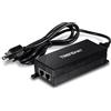 TRENDnet, TPE-115GI, Iniettore Gigabit Power Over Ethernet Plus, PoE+ (30 W) per alimentare distanze di rete fino a 100 m (328 piedi), nero