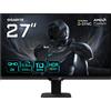 Gigabyte GiBy 27" G27Q20T (2560 x 1440 pixel, 27"), Monitor, Nero