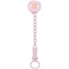 Chicco All You Can Clip, Catenella Portaciuccio, Morbide Clip Portaciuccio per Bambina, Morbida Catenella, Portaciuccio Neonato, Rosa