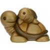THUN - Coppia tartaruga Rita con cucciolo in ceramica - 18,0 X 13,7 X 12,5 CM H - Ceramica