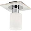 Homemania Lampada a soffitto, Lampada A Soffitto Atlas, Bianco, cromo