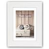 Zep Nelson 3 - Cornice portafoto in Legno, 18 x 1,9 x 13 cm, Colore: Bianco
