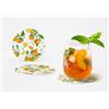 AG Design Sottobicchieri stampati, 8 pezzi, 10 x 10 x 0,3 cm (arancio)