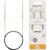 KnitPro Basix - Ferri da Maglia circolari fissi in Betulla, 150 cm, in Legno di Betulla, Naturale, 2,75 mm