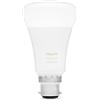Philips Hue White Ambiance Lampadina LED Smart, Attacco a Baionetta B22, Luce Bianca da Calda a Fredda, Dimmerabile, 9.5W