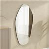 Dmora Specchio Nelela 60x120h cm Nero Forma Ovale Tipologia a Parete, Colore Struttura Trasparente