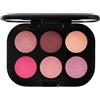 Mac Connect In Colour Eye Shadow Palette Rose Lens Palette Ombretti Super Pigmentati 6,25 gr Multiuso