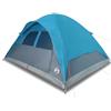 GPUTYGHN Tenda familiare a cupola, per 6 persone, blu, impermeabile, in poliestere con copertura