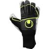 uhlsport Supergrip+ Flex Frame Carbon, Guanti da Portiere di Calcio Giovani e Bambini