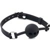 SuperLove Bondage Breathable Silicone Ball Gag Black