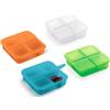 hi!dea™ Portapillole farmacia personalizzabile colorato con 4 scomparti Lily personalizzate o neutre
