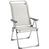 Lafuma Mobilier Alu Cham Sedia Pieghevole, Batyline, Beige, 62,5x67x111 cm