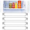 BONJUME Organizer per Frigorifero, 4 Pezzi Frigorifero per Camper con Barre di Supporto Doppie Regolabili in Acciaio Inox 304 per Stabilizzatori di Cibo E Bevande per Camper Lunghezza 31,6-57,5 cm