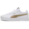 PUMA Sneakers Carina 3.0 Metallizzato Dream da donna, Scarpe, Bianco, 35.5