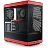 HYTE Y40 Midi Tower Nero, Rosso