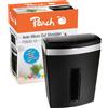 Peach PS600-10 distruggi documenti Taglio a frammenti 63 dB Nero, Argento - PS600-10