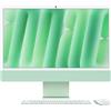 Apple iMac 24""Retina Display 4,5K, Chip M4 con CPU 8‑core, GPU 8‑core, 16GB, 256GB SSD, Verde"