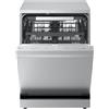 LG DF375HVS Lavastoviglie libera installazione, Classe A, 14 Coperti, Vapore, WI-FI, Grigia"