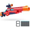 XSHOT Excel Ejector Shell Blaster by ZURU: Blaster a freccette con espulsione e mirino. Include 8 freccette Air Pocket, gittata 27m. Per bambini 8+, adolescenti, adulti, divertimento all'aperto.