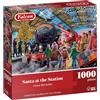 Falcon Santa at The Station - Cimelio Britannico - Puzzle per adulti, cartone riciclato al 100%, 1000 pezzi, Jumbo