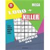 Basford Holmes 1,000 + Mega sudoku killer 8x8 (Tascabile) Killer Sudoku