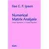 Ilse C.F. Ipsen Numerical Matrix Analysis (Tascabile)