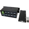 EXSYS Hub USB EXSYS EX-1113HMS hub di interfaccia 3.2 Gen 1 (3.1 1) Type-B 5000 Mbit/s Nero