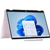 HP OmniBook 5 Flip 14-fp0003sl, Notebook, (Processore Intel Core 3 100U, 8GB RAM, 512GB SSD, Windows 11), Lavoro d'ufficio avanzato, Multitasking, Convertibile, Tastiera Italiana QWERTY, Rosa