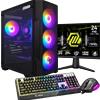 Ak Informatica Ultimate Kit SIXSEVEN - Bundle PC AK RIG SixSeven - AMD Ryzen 5 7400 / DDR5 32GB RGB / RTX 5060 Ti 8G + Monitor MSI MAG 244F 24" FHD + Set periferiche MSI VIGOR COMBO