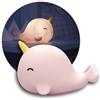 Reer Lumilu Sea Life Narwhal, dolce luce notturna Narwal, regalo per battesimo, regalo di compleanno per ragazzi e ragazze, 52284, rosa