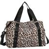 LIAJIA Borsa da viaggio leggera borsa sportiva tote borsa da palestra leopardata borsa weekender borsa da ospedale borsa da donna grande