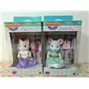 Calico Critters Sylvanian Families Calico Critters Town Girl Series Silk Cat & Marshmallow Mouse