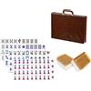 Set Di 160 Tessere Mahjong In Acrilico Cristallino Con Caratteri