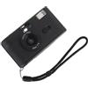 Uonlytech Macchina Fotografica Analogica Riutilizzabile 35mm, Flash Incorporato, Corpo in Abs Nero, senza Batteria, per Fotografia Vintage