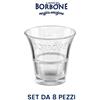Borbone Bicchierini in vetro trasparente Caffè Borbone - 8pz