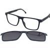 Carrera CA8061/CS 4NZ/WJ | Occhiali da Vista con Clip da Sole | Prova Online | Plastica | Quadrati | Blu | Adrialenti