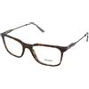 Prada PR 05ZV 2AU1O1 | Occhiali da Vista Graduati | Plastica | Rettangolari | Marrone, Havana | Adrialenti