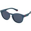 Polaroid PLD 8048/S CLP/C3 | Occhiali per Bambini | Prova Online | Unisex | Plastica | Panthos | Blu | Adrialenti