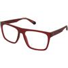 Polaroid PLD D533 0Z3 | Occhiali da Vista Graduati | Prova Online | Unisex | Plastica | Quadrati | Rosso | Adrialenti