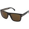 David Beckham DB 7150/S 807/70 | Occhiali da Sole Graduati o Non Graduati | Prova Online | Plastica | Quadrati | Nero | Adrialenti