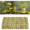 XCRPRT Set di 24 cubi di lana di roccia, tappetino per coltivazione in lana di roccia, tappetino idroponico senza fondo, cubo Rockwool, cubo di lana di roccia per talea, cloni, 2 x 2,7 cm